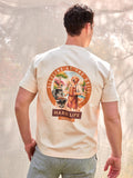 Camiseta premium exclusiva hombre perro raza Golden Retriever labrador 100% algodón orgánico gramaje alto 200 gramos heavy weight hecha en Portugal color blanco natural premium moda masculina España Arzalè Majadahonda Pozuelo La Moraleja La Finca Encinar de Los Reyes Sancti Petri Formentera Sevilla Ibiza Madrid Barcelona