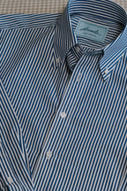 CAMISA RAYAS AZUL PROFUNDO