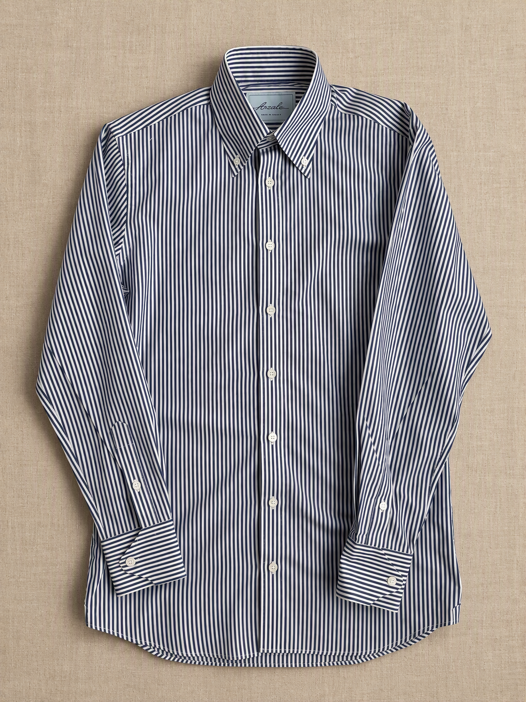 CAMISA RAYAS AZUL PROFUNDO