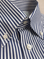 CAMISA RAYAS AZUL PROFUNDO