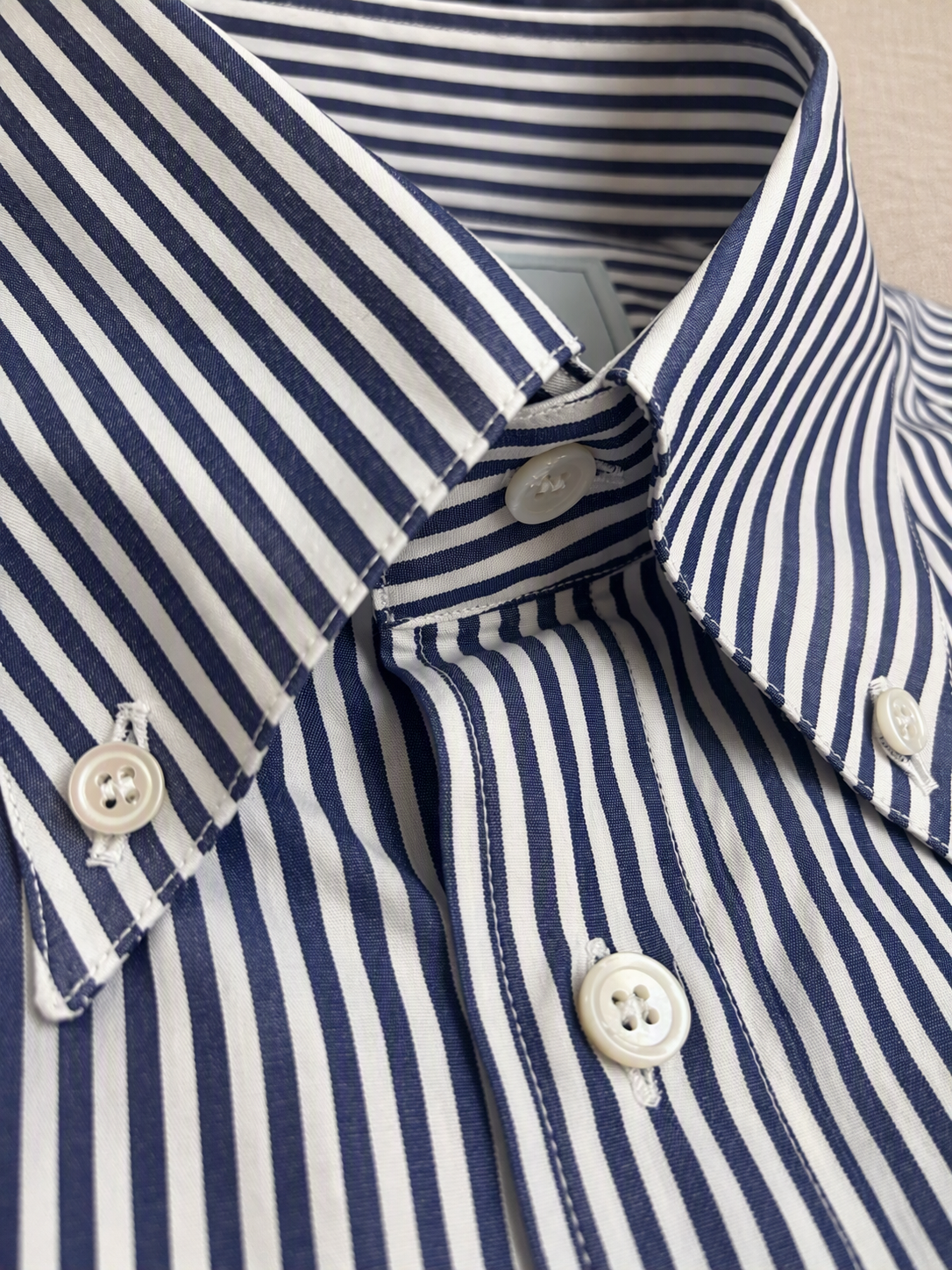 CAMISA RAYAS AZUL PROFUNDO
