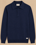 POLO MANGA LARGA AZUL NAVY